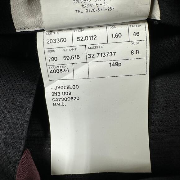 Valentino Spa NWOT Men's Burgundy Size 30 Dress Pants Made in Italy - Picture 5 of 9